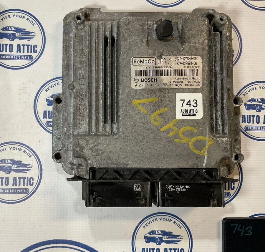 Engine Control Unit ES7A12A650DAD Ford Fusion 2014-2016 OEM