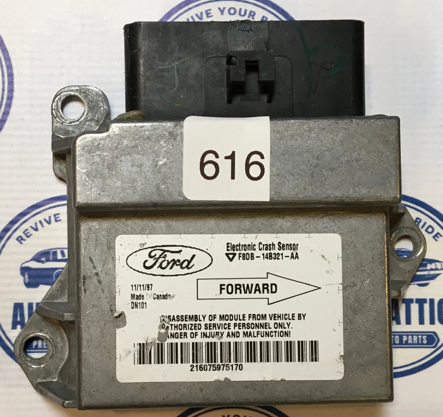 Module F8DB14B321AA Ford Taurus ECS Crash 1996-1999 OEM