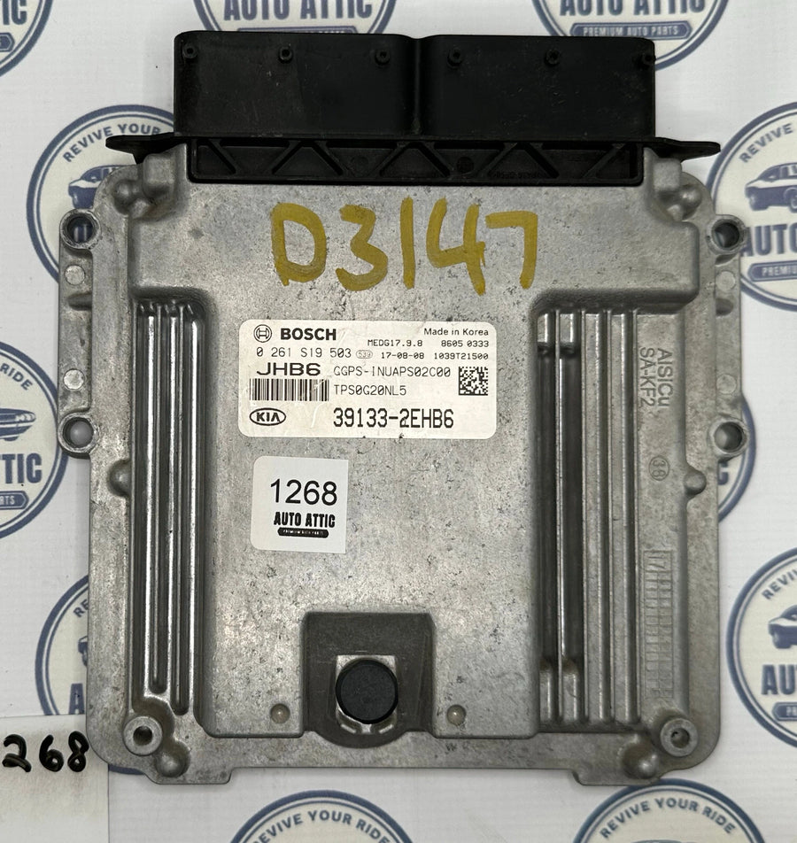 Engine Computer Control Module Unit 39133-2EHB6 Kia Soul 2018 OEM