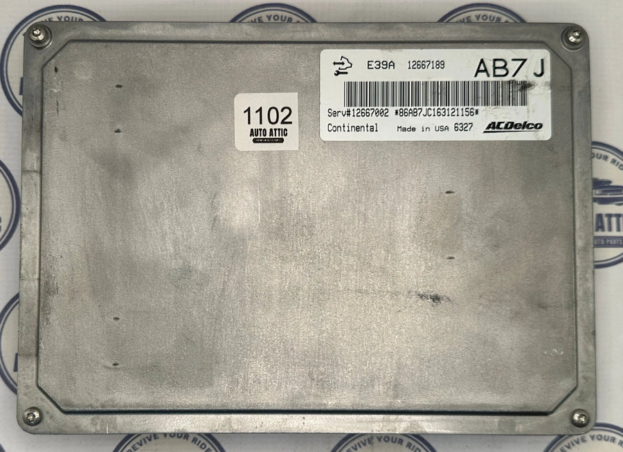 Engine Control Module E39A AB7J 12667189 Chevrolet Equinox 2017 OEM