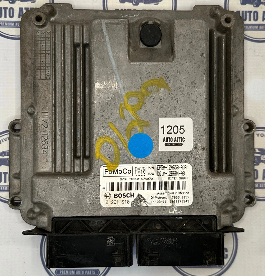 Engine Control Module Serv EP5A-12A650-ABA MKZ 2.0L 2014 OEM
