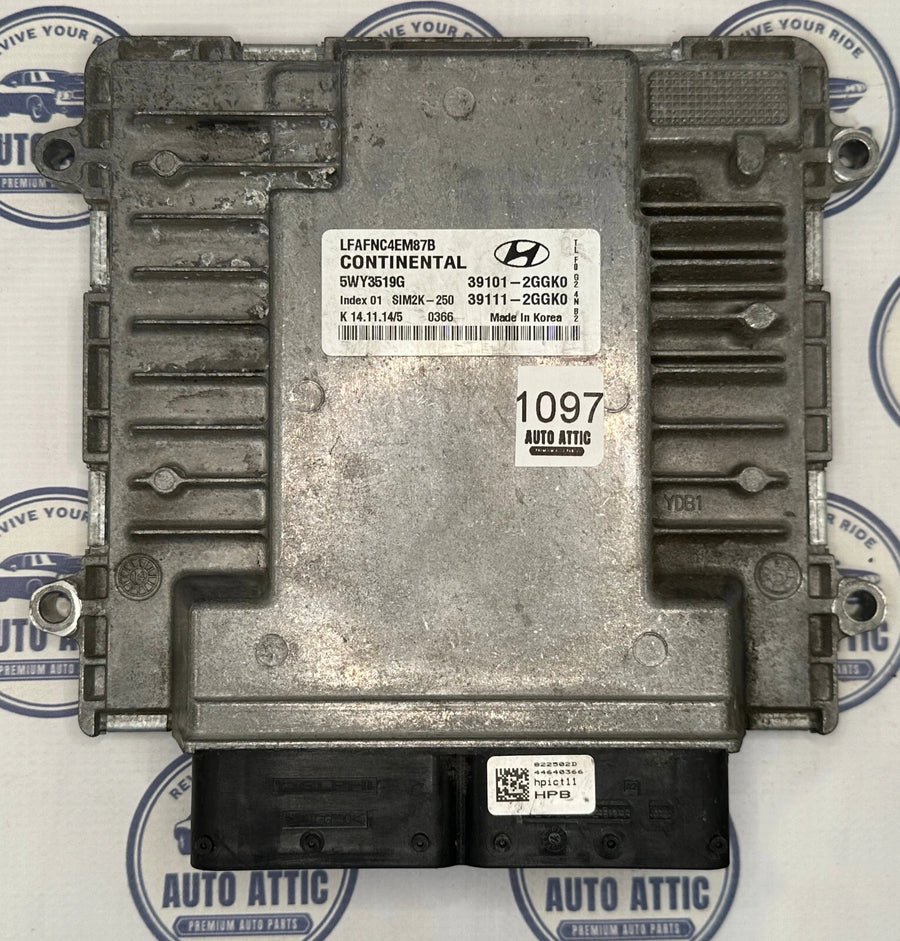 Engine Control Module 39101-2GGK0 Hyundai Sonata 2015-2017 OEM