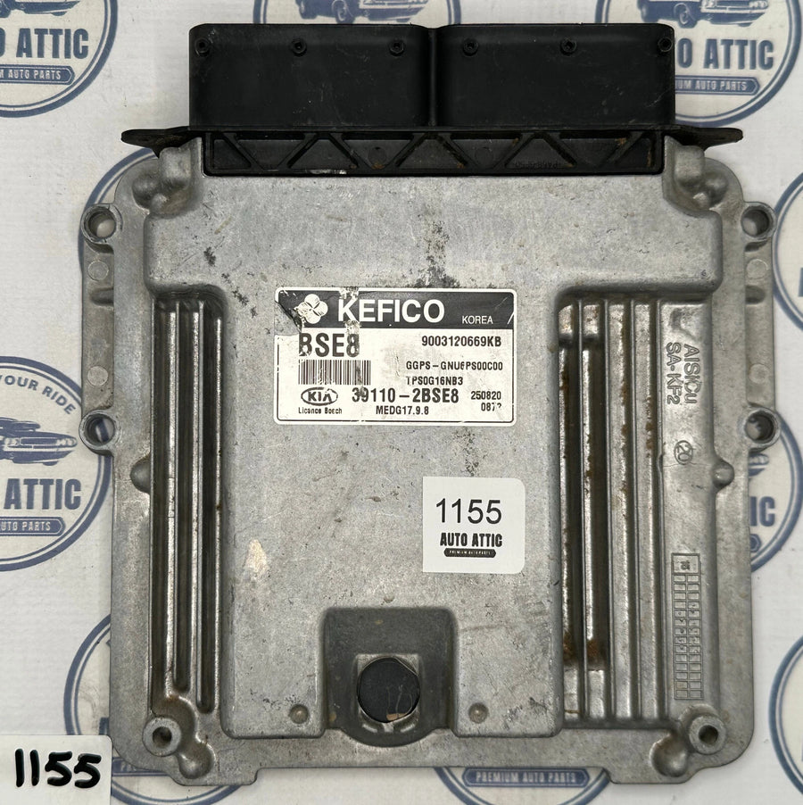 Engine Computer Control Module 39110-2BSE8 Kia Soul 2016 OEM