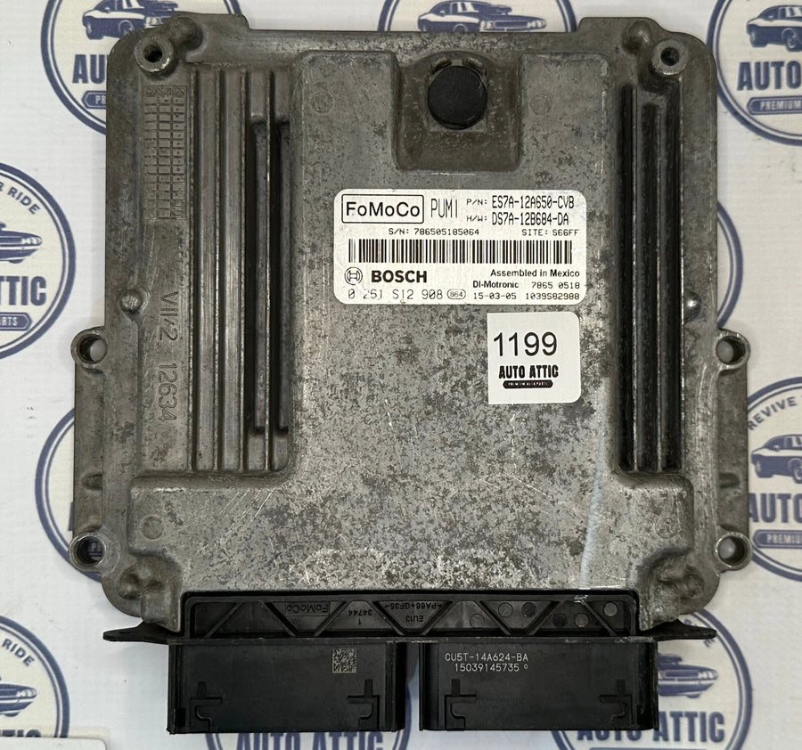 Engine Control Module ES7A-12A650-CVB Fusion 2014-2016 OEM