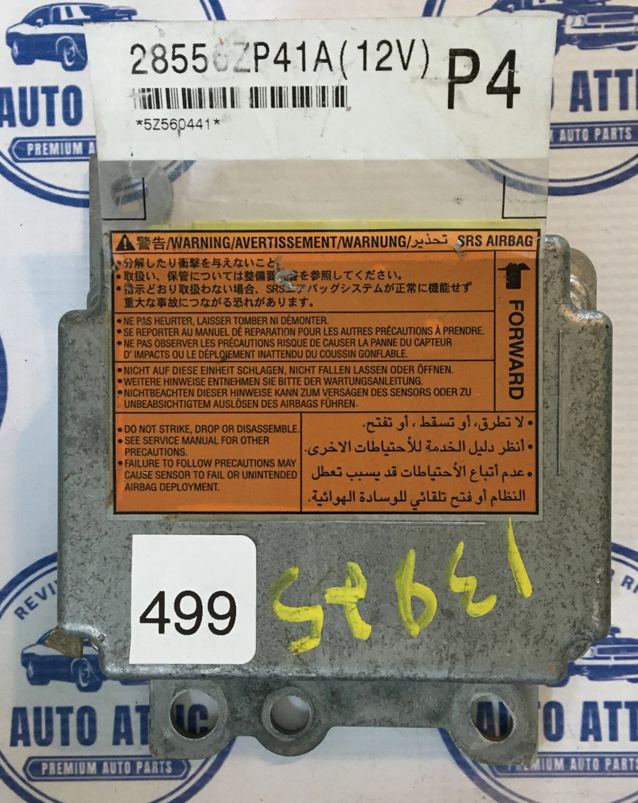 Supplemental Restraint System Control Module 28556ZP41A Pathfinder 2006 OEM