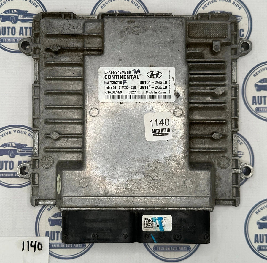 Engine Computer Control Module 39101-2GGL0 Hyundai Sonata 2.4L 2015-2016 OEM