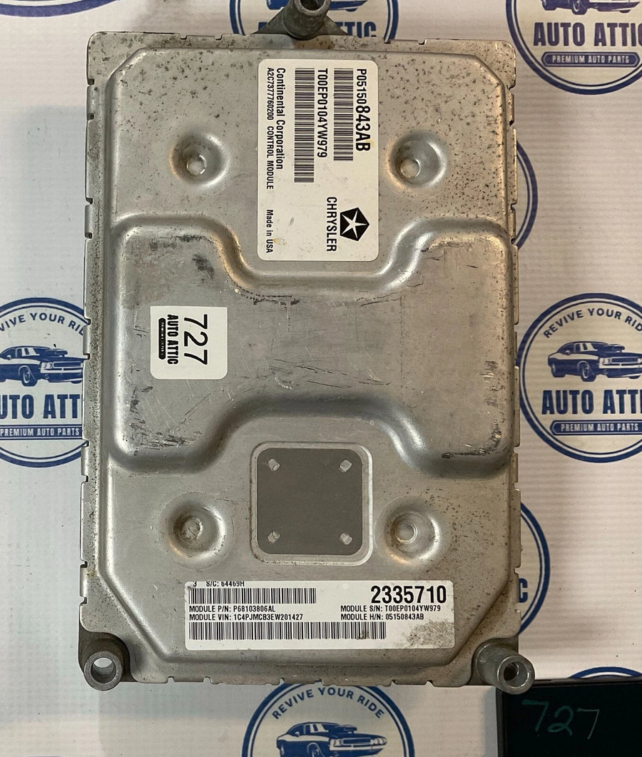 Engine Control Unit P05150843AB Jeep Cherokee 2014 OEM