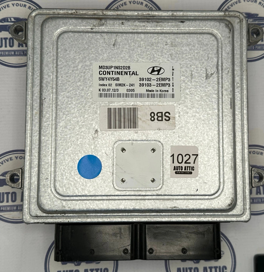 Engine Control Module 39102-2EMP3 Hyundai Elantra 2011-2013 OEM