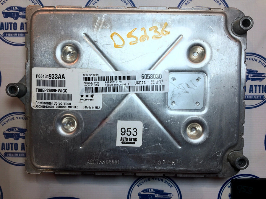 Engine Control Module P68455111AC Ram 1500 2020 OEM