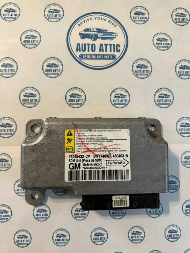 Control Module 15249432 Chevrolet Cobalt SDM Safety 2005-2007 OEM