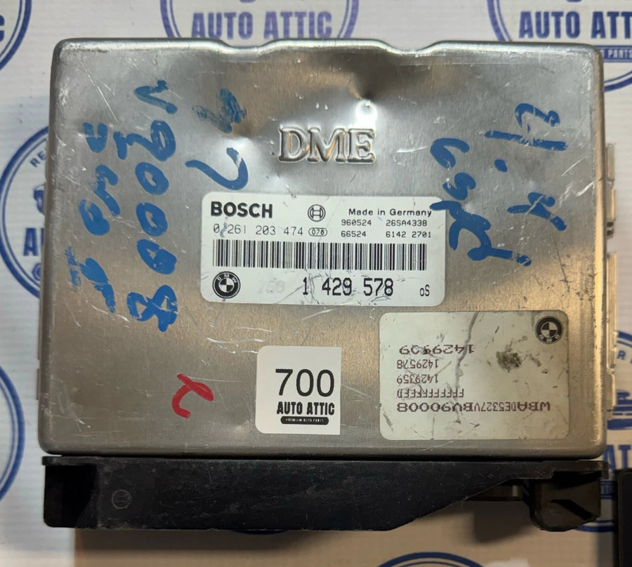 Engine Control Module 0261203474 BMW 740i 1996 OEM