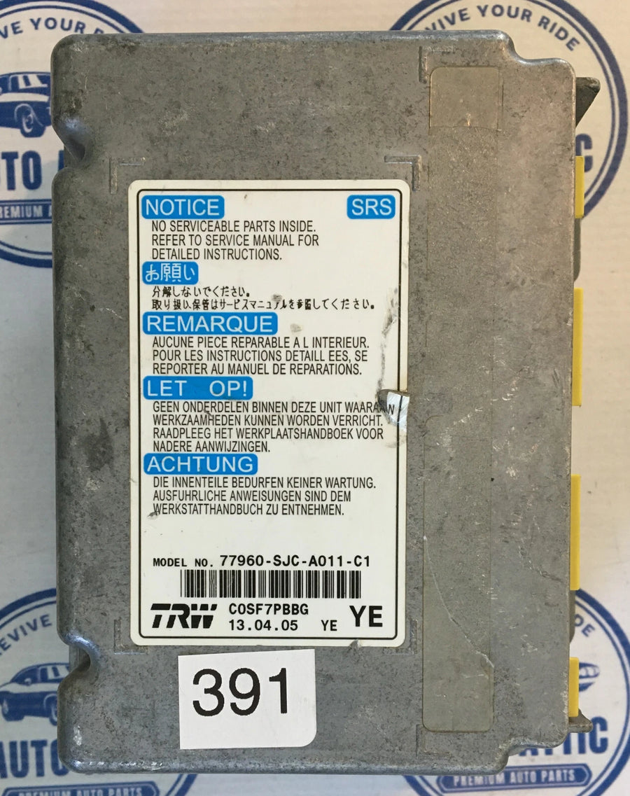 Body Control Module Bag 77960SJCA011 Honda Ridgeline OEM