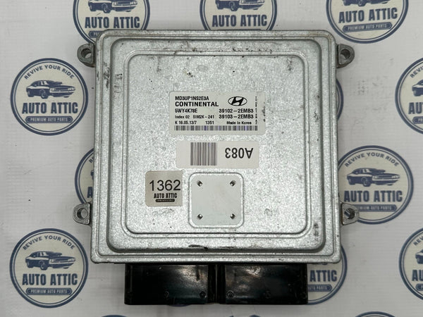 Engine Control Module Unit 39102-2EMB3 Hyundai Elantra 2011-2013 OEM