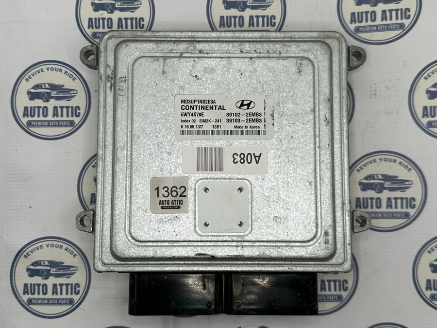Engine Control Module Unit 39102-2EMB3 Hyundai Elantra 2011-2013 OEM