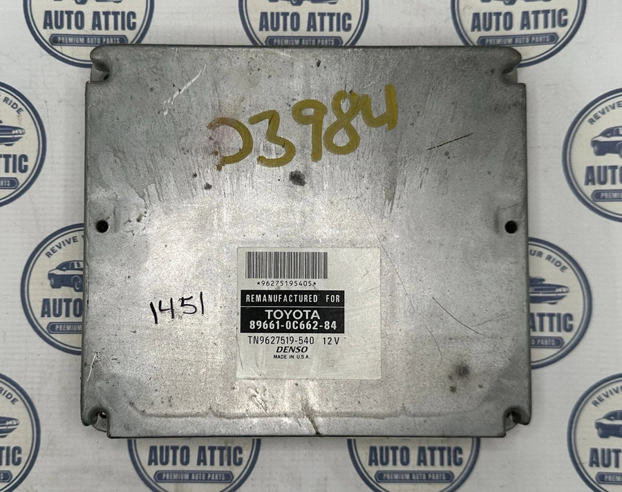 Engine Control Module Unit Powertrain 89661-0C662-84 Toyota Tundra 2005 OEM