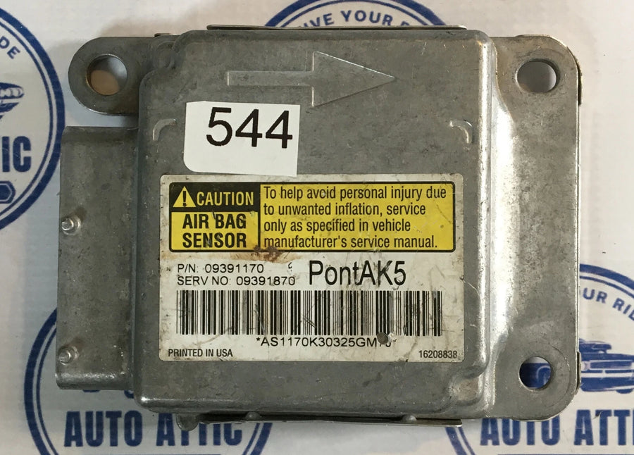 Body Control Module Bag Module 09391170 Pontiac Grand Prix 1999-2003 OEM