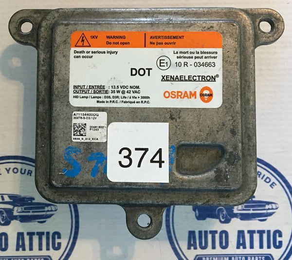 Module A71154400DG Jaguar XF HID Xenon Ballast 2012-2015 OEM