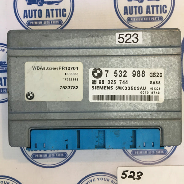 Transmission Control Module 7532988 BMW X5 2004 OEM