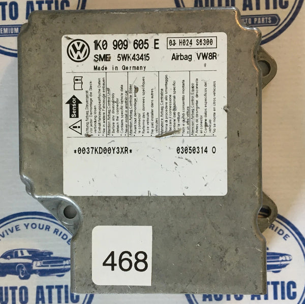Body Control Module 1K0909605E Volkswagen Jetta 2008 OEM