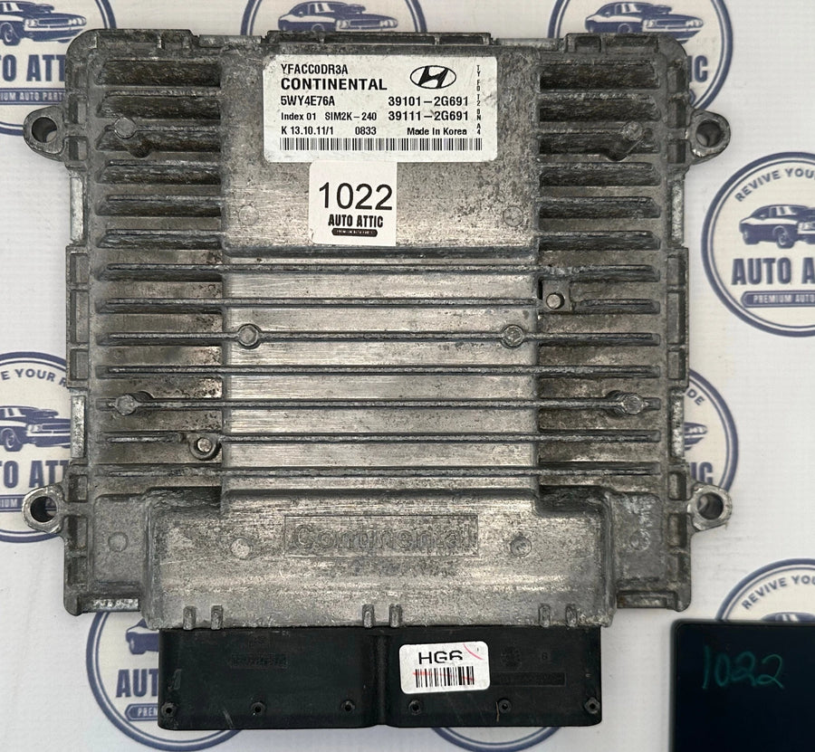 Engine Computer Control Module 39101-2G691 Hyundai Sonata 2011-2012 OEM