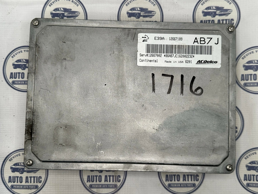 Engine Control Module 12667189 Buick Verano 2017 OEM