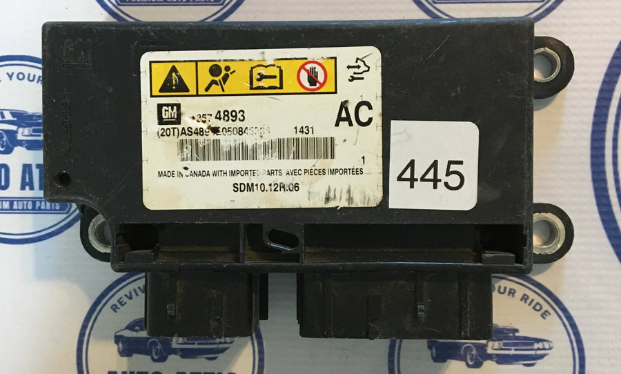 Body Control Module Bag Module 13574893 Cadillac SRX 2011 OEM