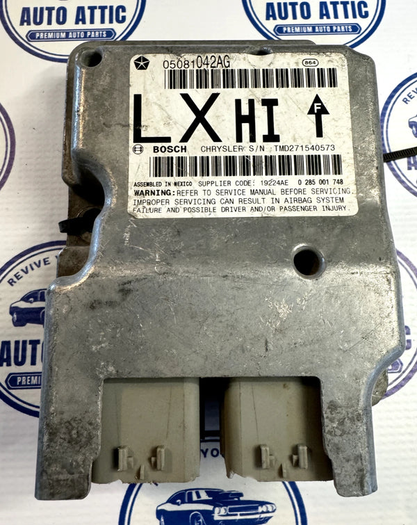 Supplemental Restraint System Safety Module 05081042AG Chrysler 300 2006-2007 OEM