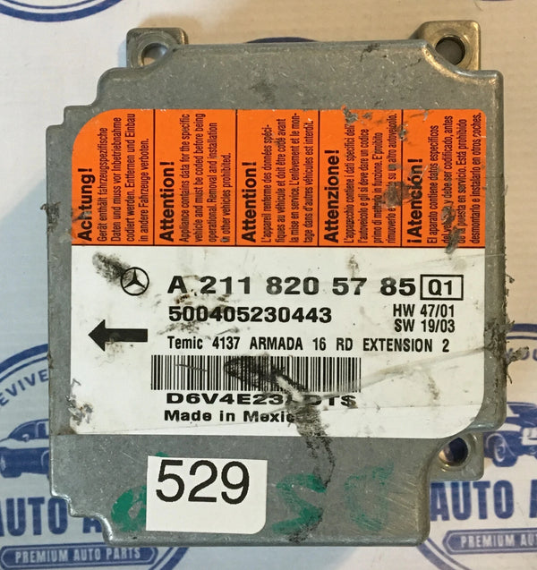 Control Module A2118205785 Mercedes E-Class CCM 2003-2011 OEM