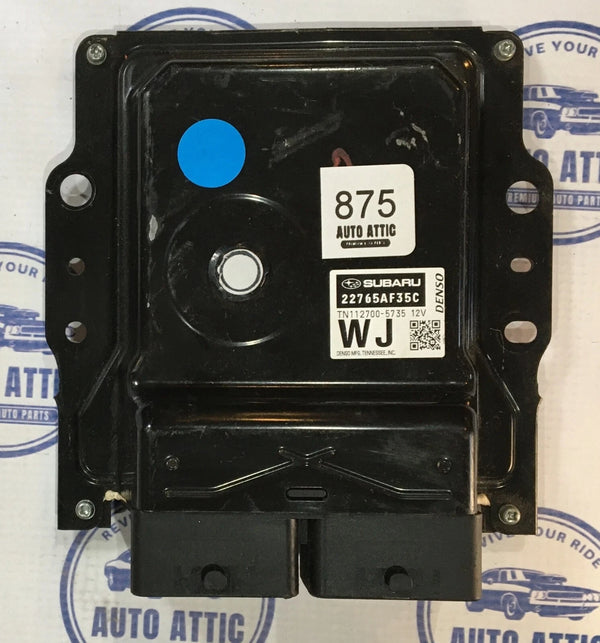 Engine Control Module 22765AF35C Subaru Legacy 2015 OEM