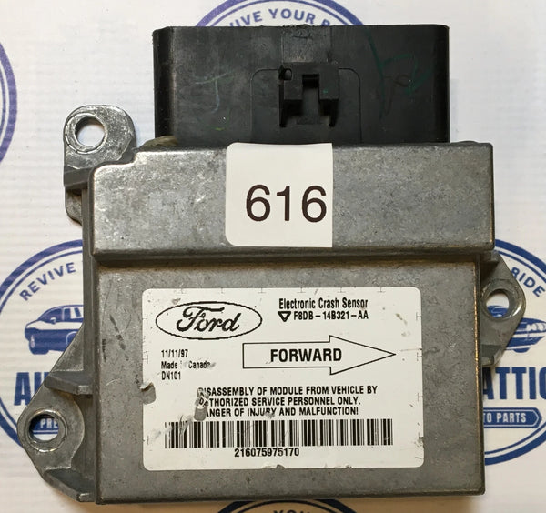 Module F8DB14B321AA Ford Taurus ECS Crash 1996-1999 OEM