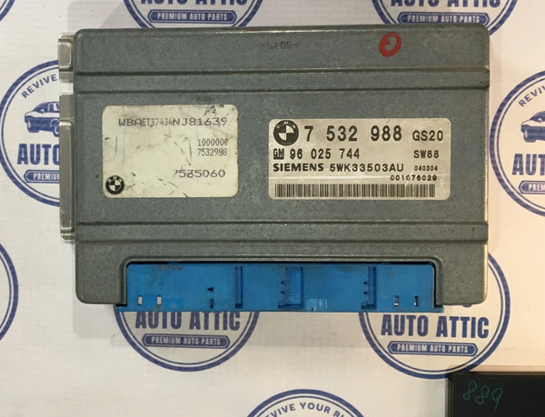 Transmission Control Module 5WK33503AU BMW 325i 2004 OEM