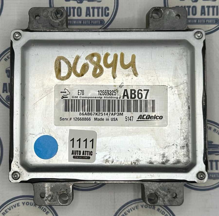 Engine Computer Control Module Serv 12669325 Chevrolet Cruze 2012-2016 OEM