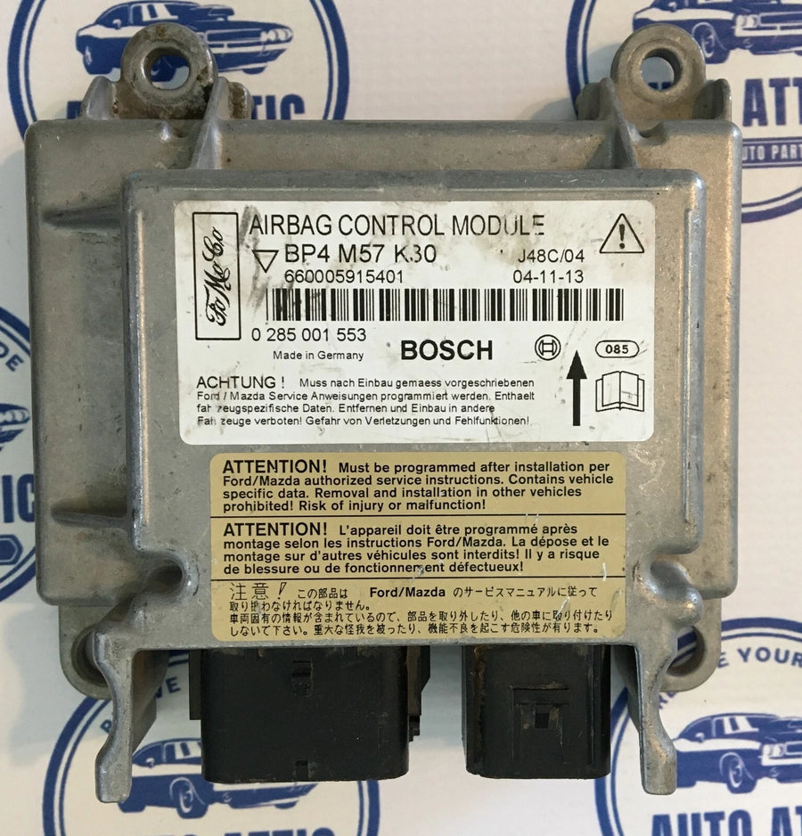 Supplemental Restraint System Air Control Module BP4M57K30 Mazda 3 2004-2005 OEM
