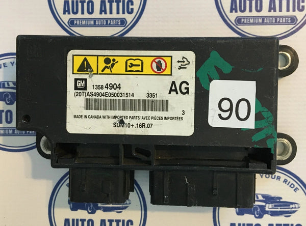 Body Control Module Bag 13584904 Chevrolet Volt 2012 OEM