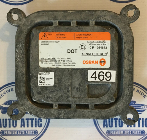 Headlight Ballast AA3857500DG Ford Escape HID 2017 OEM