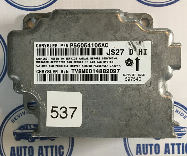 Control Module 56054106AC Chrysler Sebring CCM 2008 OEM
