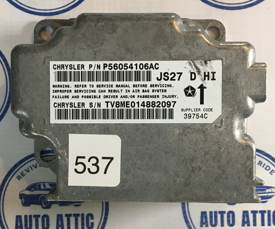 Control Module 56054106AC Chrysler Sebring CCM 2008 OEM