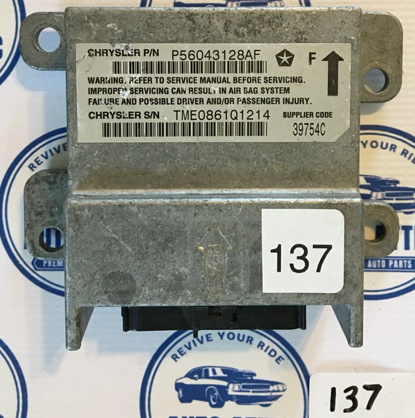 Restraint Module P56043128AF Dodge RAM SRM Safety 2000-2001 OEM