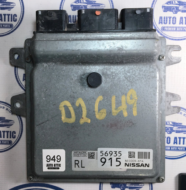 Engine Control Module NEC009-614 Nissan Rogue 2015 OEM