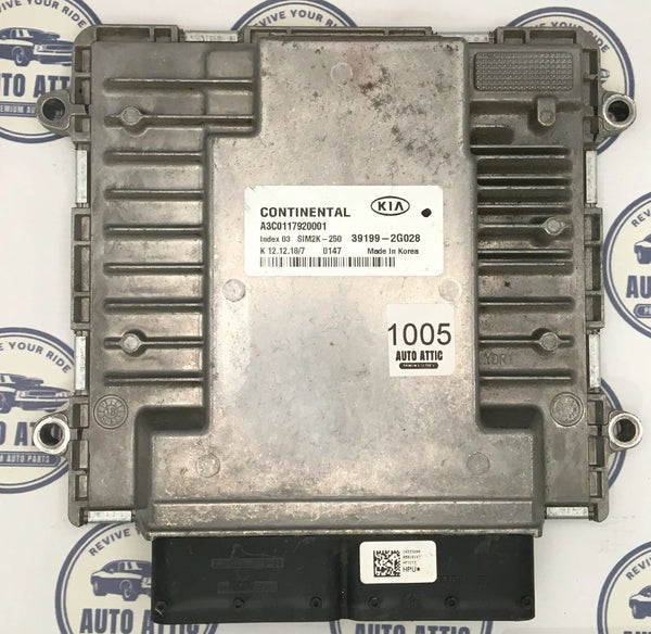 Engine Computer Control Module 39199-2G028 Kia Optima 2019-2020 OEM