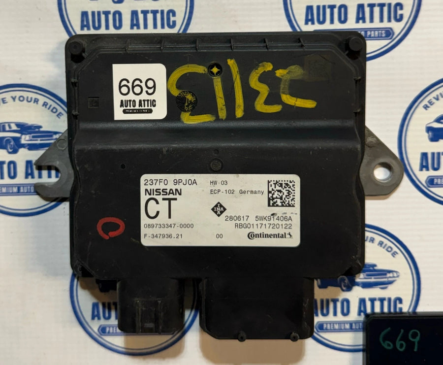Engine Control Module 237F09PJ0A Nissan Pathfinder 2018-2019 OEM