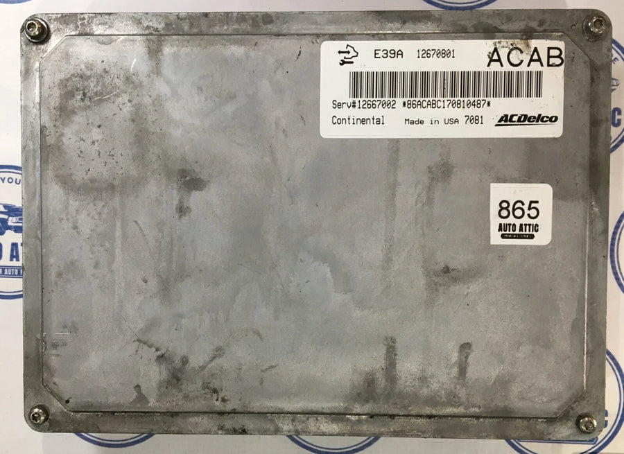 Engine Control Unit E3A12670801 Buick Enclave 2017 OEM