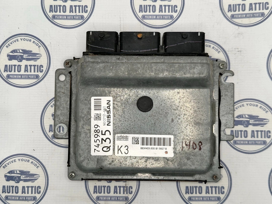 Engine Computer Control Unit NEC012-650 Nissan Rogue 2014-2017 OEM