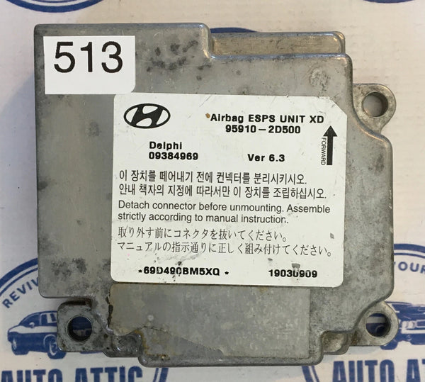 Body Control Module Bag Module 959102D500 Hyundai Elantra 2001-2003 OEM
