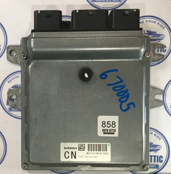 Engine Control Module MEC112060D1 Nissan Rogue 2011 OEM
