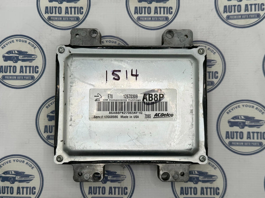 Engine Computer Control Module 12670309 Chevrolet Silverado 1500 2010-2015 OEM