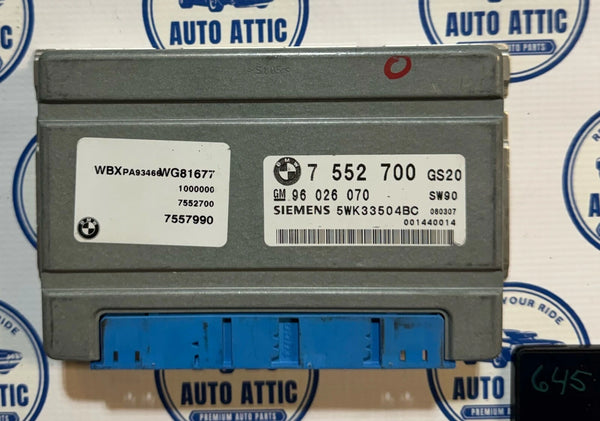 Transmission Control Module 7552700 BMW X3 2004-2006 OEM