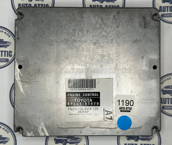 Engine Computer Control Module 89661-07470 Toyota Avalon 2007 OEM