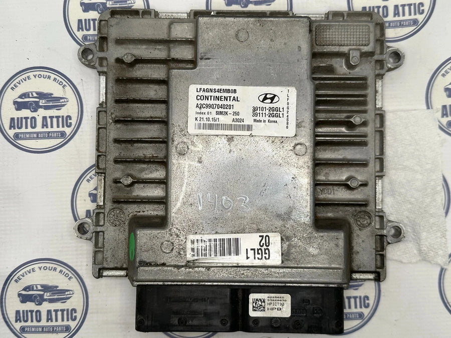 Engine Computer Control Unit 39101-2GGL1 Hyundai Sonata 2015-2017 OEM