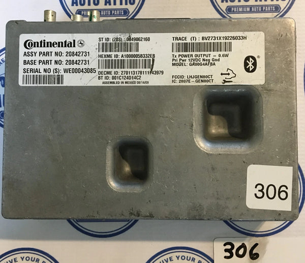 Module 20842731 Cadillac SRX OCM OnStar Communication 2010 OEM